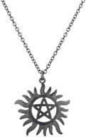 hematite anti possession symbol pentagram necklace by lux accessories - novelty charm for enhanced seo logo