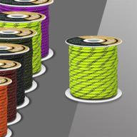 🏕️ balit reflective 550 paracord 4mm tent rope - 65ft nylon guylines spool: windproof, camping, outdoor, hiking, lanyard, bracelets, emergency логотип