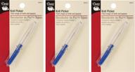 dritz 26615 latch hook tip knit picker - 3-inch, 3-pack: a must-have tool for knitting enthusiasts logo
