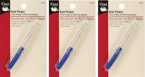 img 2 attached to Dritz 26615 Latch Hook Tip Knit Picker - 3-Inch, 3-Pack: A Must-Have Tool for Knitting Enthusiasts