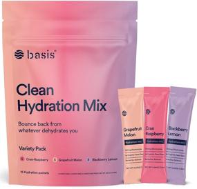 img 4 attached to 🏋️ Basis Hydration Low Sugar Powder Packets - Electrolyte Exercise Mix for Keto-Friendly Hangover Relief, Pregnancy Dehydration, Workout, Illness, Travel, and Sports - Variety Pack of 15 Sticks
