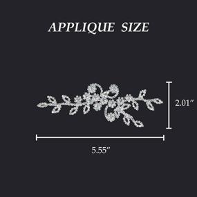 img 3 attached to 💎 Sparkling Jerler Crystal Rhinestone Applique Perfect for Sewing on Belts