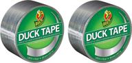 🦆 duck chrome metallic color duct tape, 1.88 inches x 10 yards, single roll - 2 pack logo