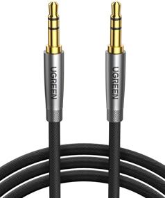 img 4 attached to 🎧 UGREEN 3.5mm Audio Cable with Nylon Braided Aux Cord|M-M Stereo Hi-Fi Sound|Headphone, Car, Home Stereos, Speakers, Tablets, iPhone, iPad, iPod, Echo|3FT