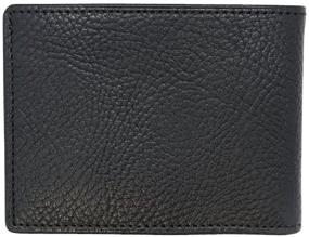 img 1 attached to Cognac Genuine Leather Bifold Wallet for Men – Stylish Wallets, Card Cases & Money Organizers