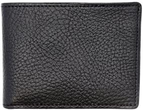 img 2 attached to Cognac Genuine Leather Bifold Wallet for Men – Stylish Wallets, Card Cases & Money Organizers