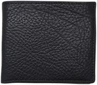 cognac genuine leather bifold wallet for men – stylish wallets, card cases & money organizers логотип