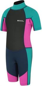 img 2 attached to Mountain Warehouse Junior Shorty Wetsuit: Premium Neoprene Kids Wetsuit for Water Sports - 2.5mm Thickness