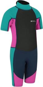 img 3 attached to Mountain Warehouse Junior Shorty Wetsuit: Premium Neoprene Kids Wetsuit for Water Sports - 2.5mm Thickness