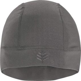 img 3 attached to 🧢 Stay Stylish and Protected with Coolibar UPF 50+ Aqua Sun Skully Cap - Unisex Sun Protective Headwear