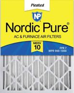 🌬️ nordic pure pleated furnace filtration, 20x25x4 logo