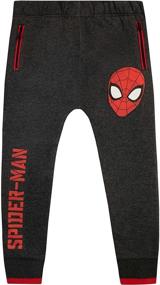 img 2 attached to Spiderman Sweatpants for Boys - Marvel Boys' Clothing Size