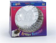 🐹 lee's kritter krawler clear exercise ball – standard size (7-inch) logo