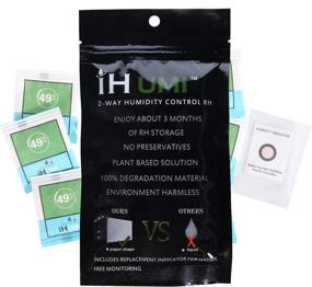 img 4 attached to 🌼 IHUMI 49% Humidity Packs: Optimal 2-Way Control for Flowers, Wood Instruments - 10 Pack (4 Gram)