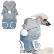 🐾 voopet small dog hoodies - cute & cozy cold weather sweaters for cats, small dogs, and puppies логотип