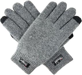 img 4 attached to 🧤 Bruceriver Touchscreen Thinsulate Size XL Men's Accessories: Stay Warm and Connected