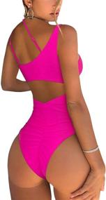 img 2 attached to 🐆 ESONLAR Leopard Print Swimsuit Beachwear: Stylish Women's Clothing for Swimwear & Cover Ups