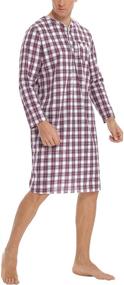 img 1 attached to 🌙 Sykooria Nightshirt: Comfortable Sleepwear for a Peaceful Night's Sleep