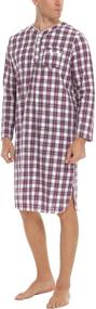 img 2 attached to 🌙 Sykooria Nightshirt: Comfortable Sleepwear for a Peaceful Night's Sleep