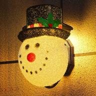 xadp christmas decorations snowman porch light cover - outdoor porch light décor for standard outdoor lighting (1 piece) logo