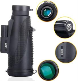 img 1 attached to 🔭 Gosky Titan 12X50 High Power Prism Monocular with Smartphone Holder – Waterproof, Fog-Proof, Shockproof Scope for Bird Watching, Hunting, Camping, and Traveling