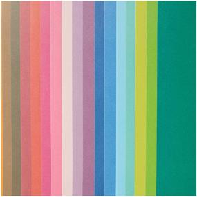 img 2 attached to 📄 Colored Paper Pack by docrafts Papermania - 12x12 Inch, 48-Pack