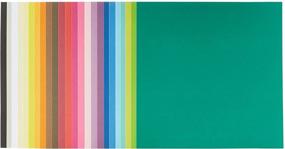 img 4 attached to 📄 Colored Paper Pack by docrafts Papermania - 12x12 Inch, 48-Pack