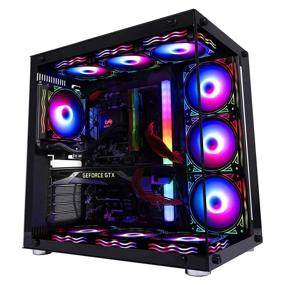 img 3 attached to 💡 GIM KB-11 RGB Case Fans: 3-Pack 120mm Quiet Computer Cooling PC Fans with ARGB Sync, Colorful Lighting Effects & Adjustable Speeds!