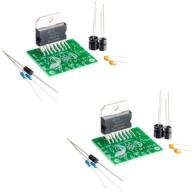 comimark 2pcs dc 12v tda7297 amplifier board: powerful 15w+15w dual-channel track stereo module kit for diy enthusiasts logo