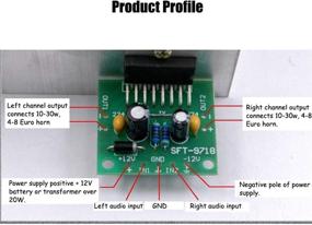 img 3 attached to Комимарк 2Pcs Плата усилителя TDA7297 DC 12V: Мощный двухканальный стерео-модуль на 15 Вт + 15 Вт для DIY-энтузиастов.