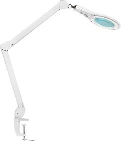 img 3 attached to 💡 Vision Lighting LED Magnifying Lamp with Clamp - Ultra Bright Task Magnifier for Hobby Craft Esthetician Work - White