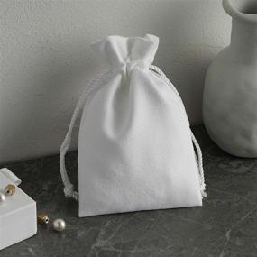 img 3 attached to ПандаСью мешок для ювелирных изделий со завязками на свадьбу.