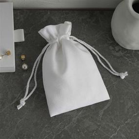 img 2 attached to ПандаСью мешок для ювелирных изделий со завязками на свадьбу.