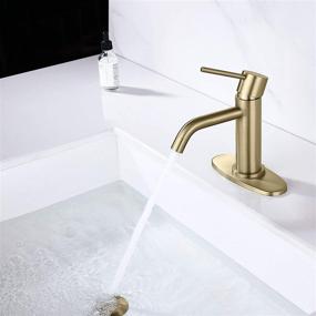 img 1 attached to 🚰 JXMMP Assembly Bathroom Faucet with Brushed Finish