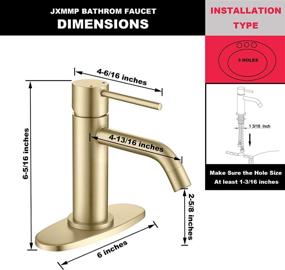 img 3 attached to 🚰 JXMMP Assembly Bathroom Faucet with Brushed Finish