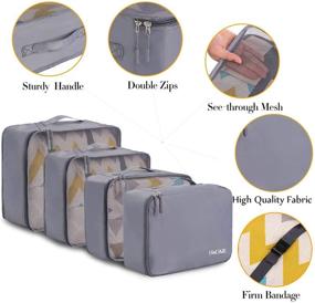 img 1 attached to Efficient, Multifunctional Travel Solutions: BAGAIL Lightweight Packing Organizers & Toiletry Accessories