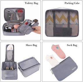 img 2 attached to Efficient, Multifunctional Travel Solutions: BAGAIL Lightweight Packing Organizers & Toiletry Accessories