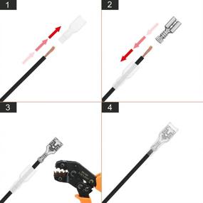 img 2 attached to ⚡ Enhance Electrical Safety with FIXITOK Connector Insulating Assortment for Industrial Applications