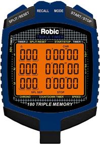 img 3 attached to ⏱️ Robic Double Triple Timer in Blue and Black