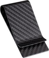 💼 stylish carbon fiber money credit holder: perfect men's accessory for wallets, card cases, and money organizers logo