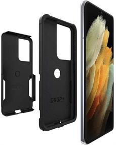 img 1 attached to Enhanced Protection: OtterBox COMMUTER SERIES Case for Galaxy S21 Ultra 5G - BLACK