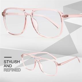 img 3 attached to 👓 Очки с защитой от синего света для женщин - FIMILU TR-90, блокирующие синий свет и УФ-излучение, для чтения/игр на компьютере/смотрения телевизора/использования телефона