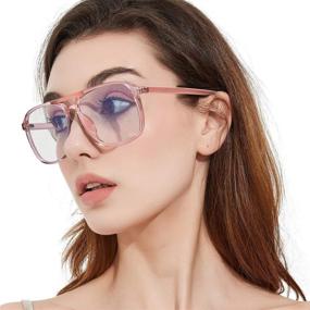 img 4 attached to 👓 Очки с защитой от синего света для женщин - FIMILU TR-90, блокирующие синий свет и УФ-излучение, для чтения/игр на компьютере/смотрения телевизора/использования телефона