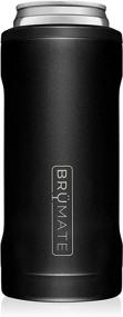 img 4 attached to 🍺 Optimized for SEO: BrüMate Hopsulator Slim - Stainless Steel Insulated Can Cooler for 12 Oz Slim Cans (Matte Black)