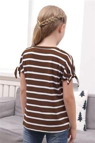 img 3 attached to GORLYA Girls' Sleeve T-Shirt Pullover GOR1049 - Tops, Tees & Blouses