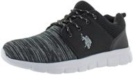 👟 u s polo assn u lift bx black men's fashion sneakers: step up your style game! логотип