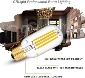 img 3 attached to 💡 CRLight Tubular Dimmable Filament Bulb: A Versatile Industrial Electrical Solution