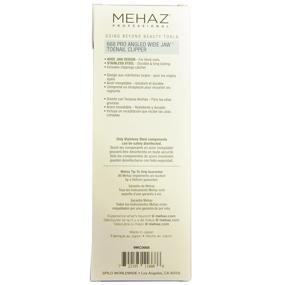 img 1 attached to 😃 Mehaz 668 Pro Wide Jaw Angled Toenail Clipper for Optimal Angled Nail Trimming