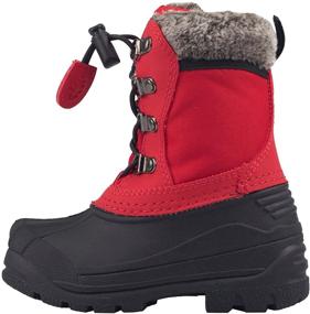 img 3 attached to Kids Snow Boots - OAKI Girls Boys' Shoes for Boots