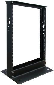 img 1 attached to 🔌 Tripp Lite SR2POST13: Тяжелая 2-стоечная открытая стойка для сетевого оборудования - вместимость 13U (800 фунтов), черная